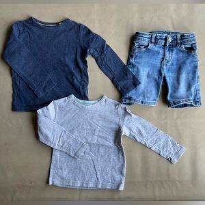 Boden boys bundle size 4-5 in GUC (for wear-no holes or stains noted).